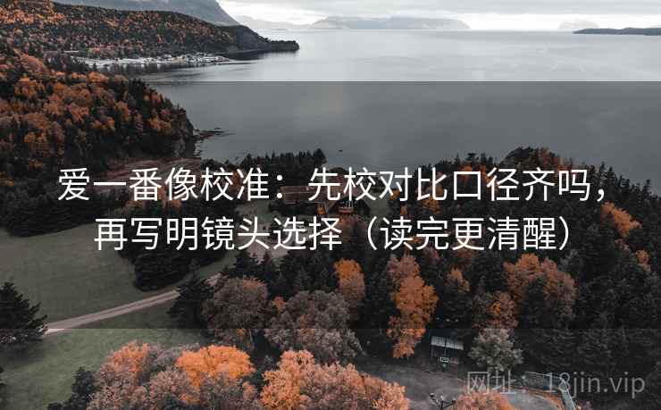 爱一番像校准：先校对比口径齐吗，再写明镜头选择（读完更清醒）